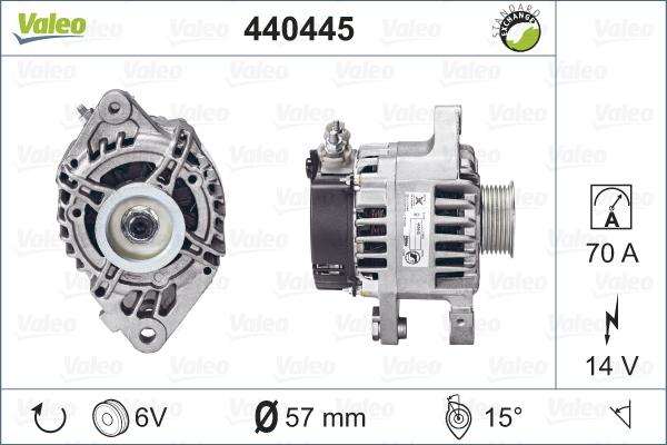 Valeo 440445 - Alternatore autozon.pro