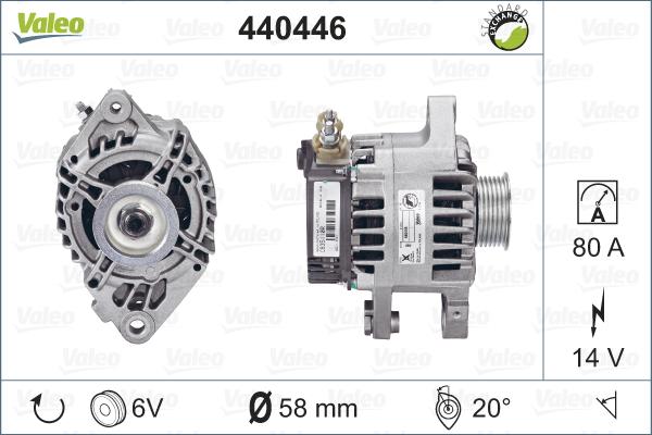 Valeo 440446 - Alternatore autozon.pro