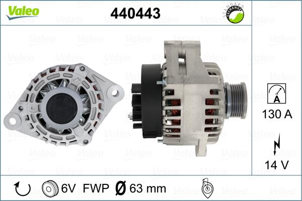 Valeo 440443 - Alternatore autozon.pro