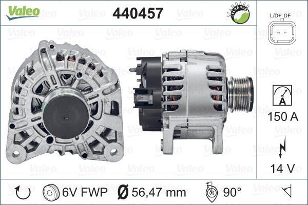 Valeo 440457 - Alternatore autozon.pro