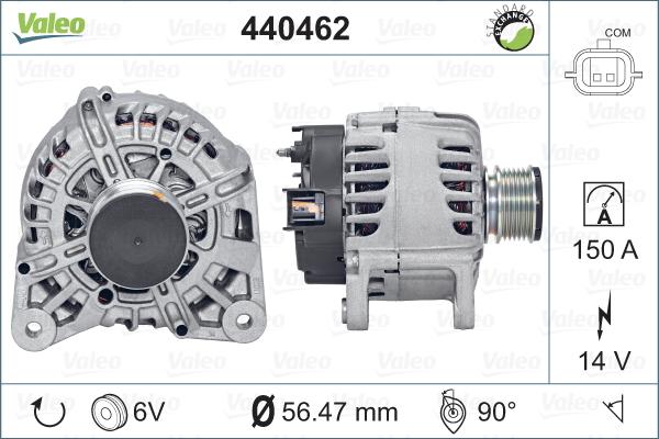 Valeo 440462 - Alternatore autozon.pro