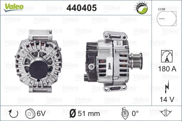 Valeo 440405 - Alternatore autozon.pro