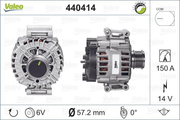 Valeo 440414 - Alternatore autozon.pro