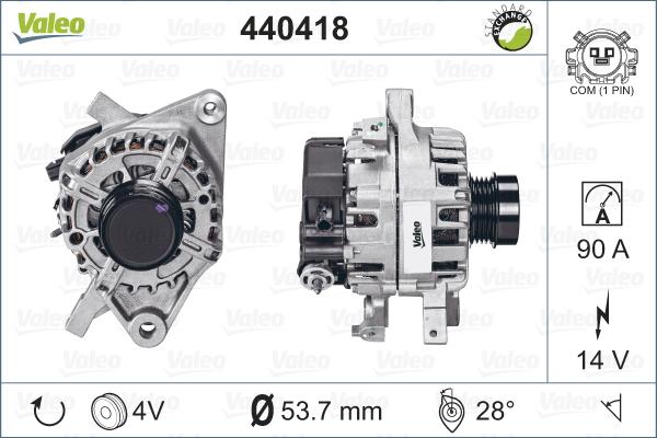 Valeo 440418 - Alternatore autozon.pro