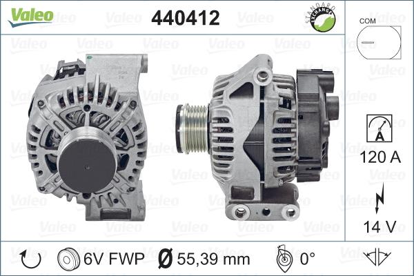 Valeo 440412 - Alternatore autozon.pro