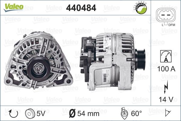 Valeo 440484 - Alternatore autozon.pro