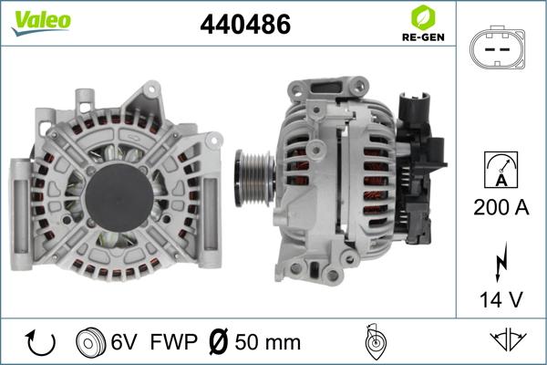 Valeo 440486 - Alternatore autozon.pro