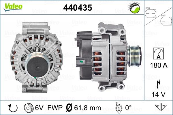 Valeo 440435 - Alternatore autozon.pro