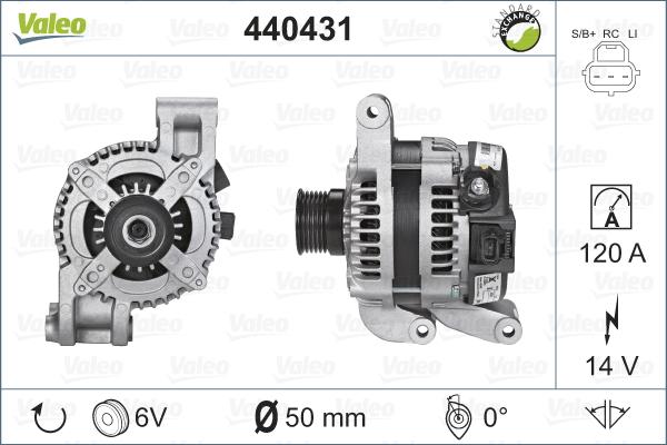 Valeo 440431 - Alternatore autozon.pro