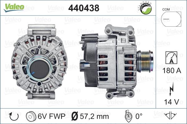 Valeo 440438 - Alternatore autozon.pro