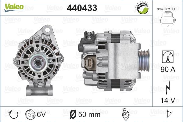 Valeo 440433 - Alternatore autozon.pro