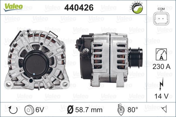 Valeo 440426 - Alternatore autozon.pro