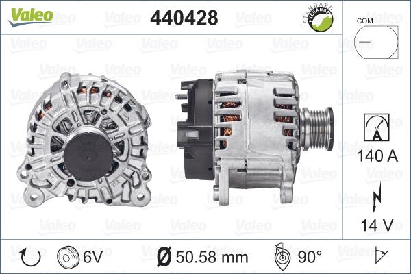 Valeo 440428 - Alternatore autozon.pro