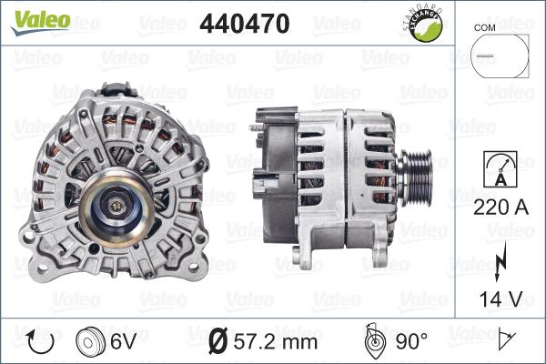 Valeo 440470 - Alternatore autozon.pro