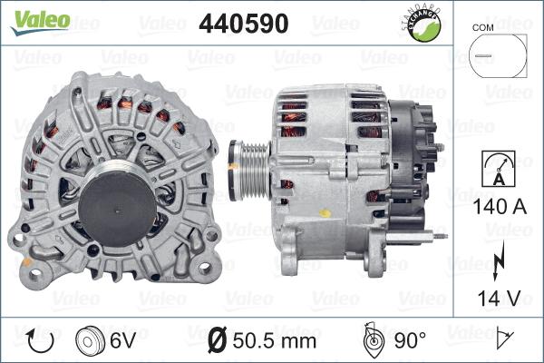 Valeo 440590 - Alternatore autozon.pro