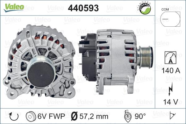 Valeo 440593 - Alternatore autozon.pro