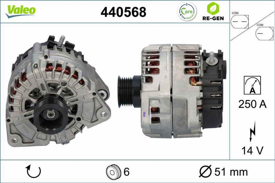 Valeo 440568 - Alternatore autozon.pro