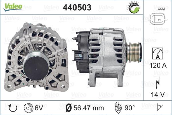 Valeo 440503 - Alternatore autozon.pro