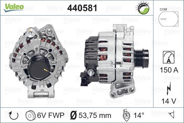 Valeo 440581 - Alternatore autozon.pro