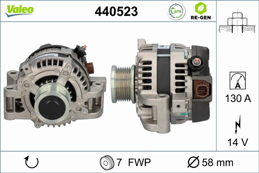 Valeo 440523 - Alternatore autozon.pro