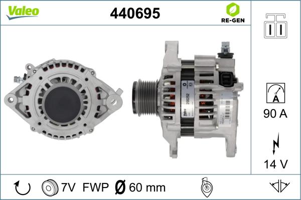 Valeo 440695 - Alternatore autozon.pro