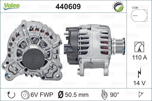 Valeo 440609 - Alternatore autozon.pro