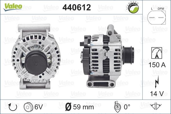 Valeo 440612 - Alternatore autozon.pro