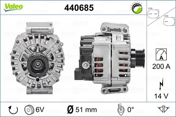 Valeo 440685 - Alternatore autozon.pro