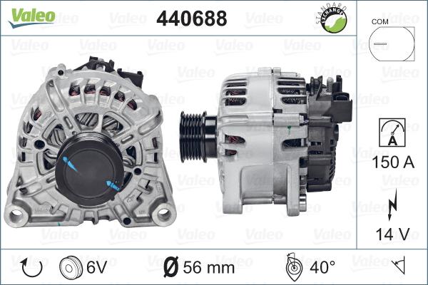 Valeo 440688 - Alternatore autozon.pro