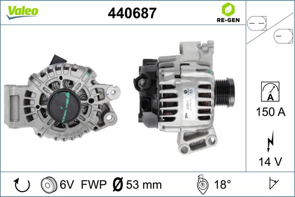 Valeo 440687 - Alternatore autozon.pro