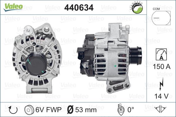 Valeo 440634 - Alternatore autozon.pro