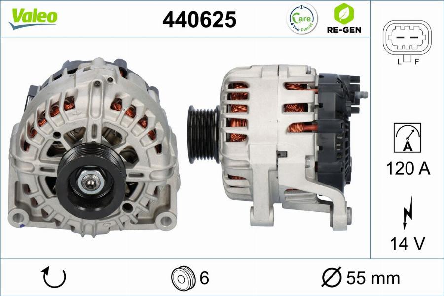 Valeo 440625 - Alternatore autozon.pro