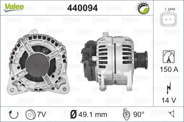 Valeo 440094 - Alternatore autozon.pro