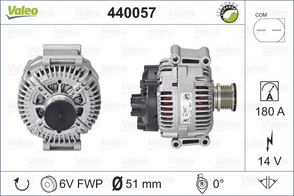 Valeo 440057 - Alternatore autozon.pro