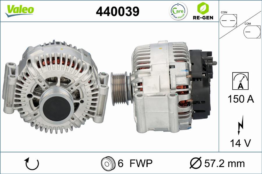 Valeo 440039 - Alternatore autozon.pro