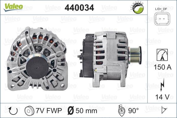 Valeo 440034 - Alternatore autozon.pro