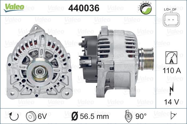 Valeo 440036 - Alternatore autozon.pro