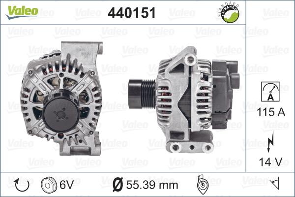 Valeo 440151 - Alternatore autozon.pro