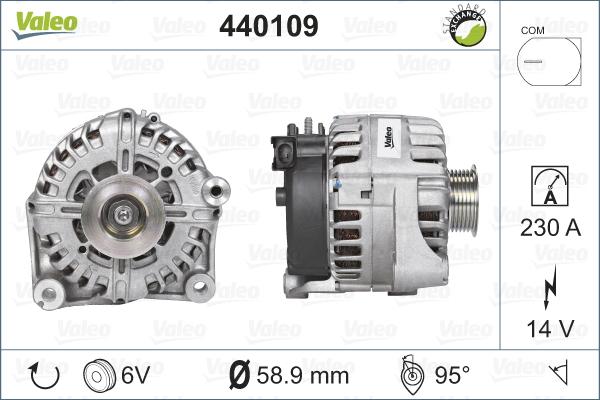 Valeo 440109 - Alternatore autozon.pro