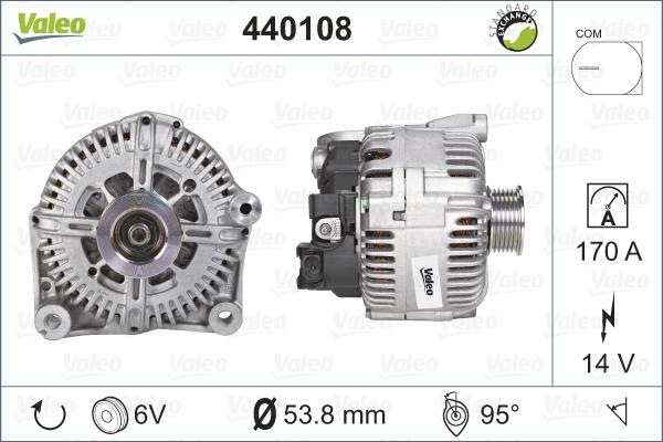 Valeo 440108 - Alternatore autozon.pro