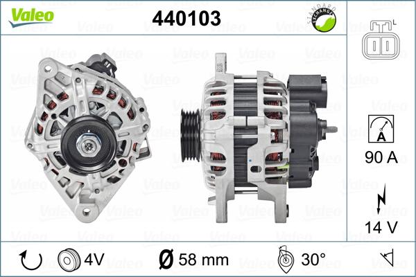 Valeo 440103 - Alternatore autozon.pro