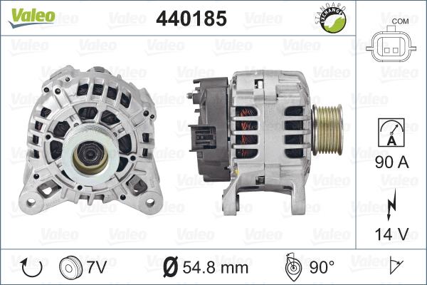 Valeo 440185 - Alternatore autozon.pro