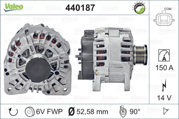 Valeo 440187 - Alternatore autozon.pro