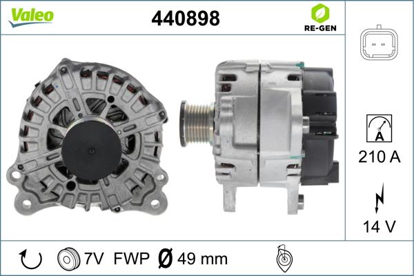 Valeo 440898 - Alternatore autozon.pro