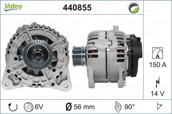 Valeo 440855 - Alternatore autozon.pro