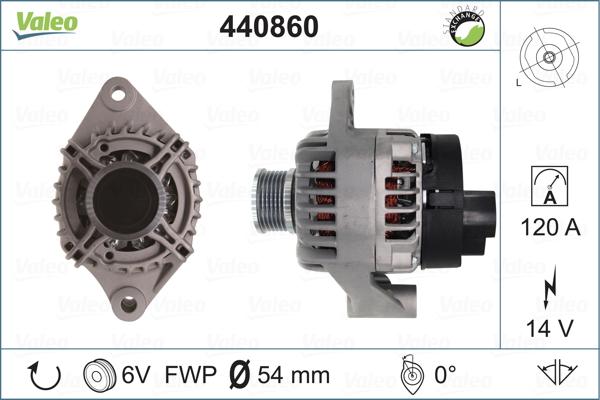 Valeo 440860 - Alternatore autozon.pro