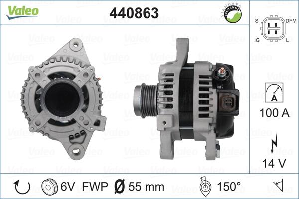 Valeo 440863 - Alternatore autozon.pro