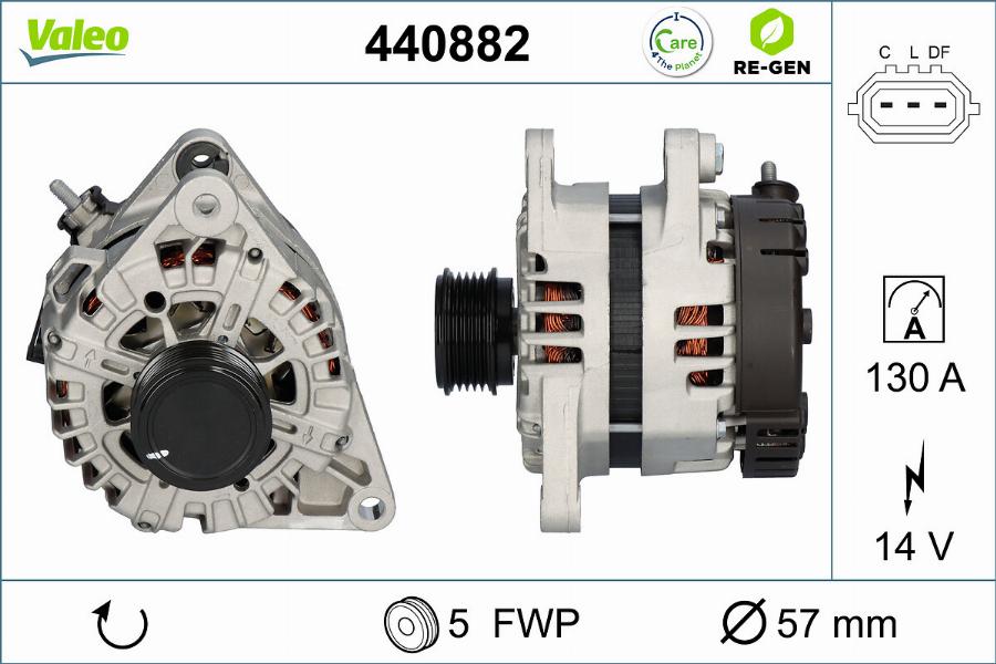 Valeo 440882 - Alternatore autozon.pro