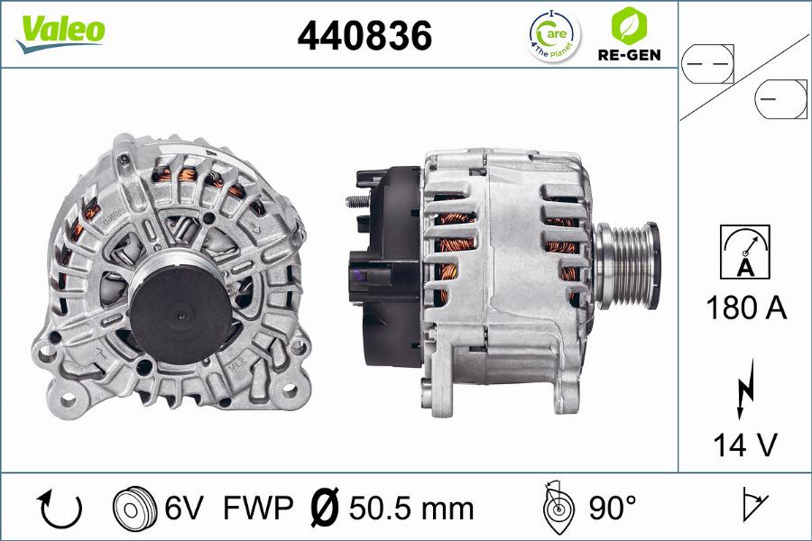 Valeo 440836 - Alternatore autozon.pro