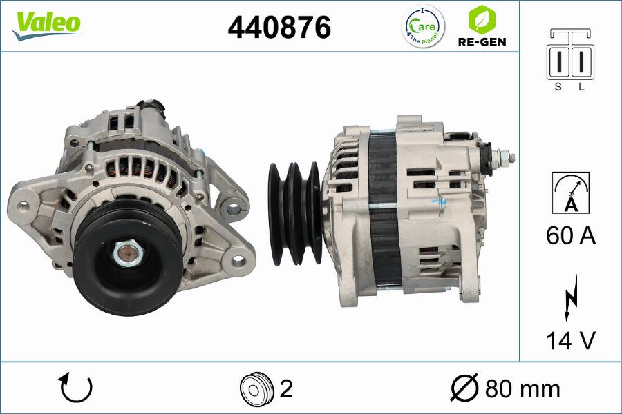 Valeo 440876 - Alternatore autozon.pro